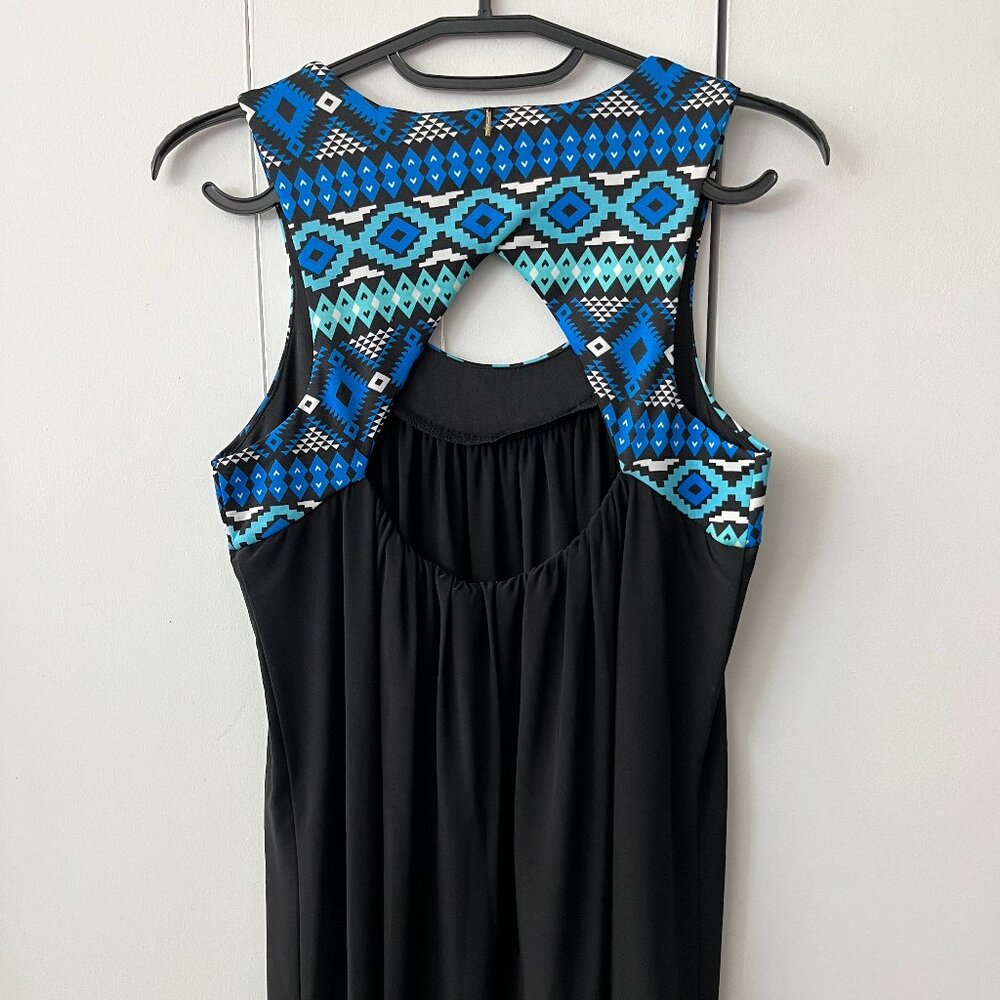 BRAND NEW Black High Neck Tbags Los Angeles Black Dress M